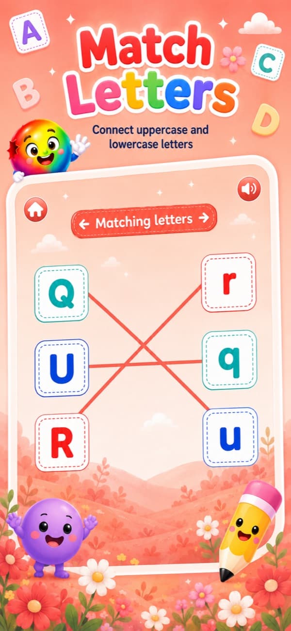 Keke Kids store image: match letters